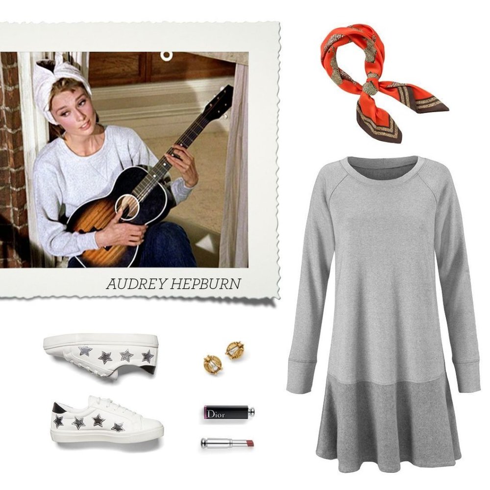 Cabi Flashdance Dress style #3459 Size Small Grey